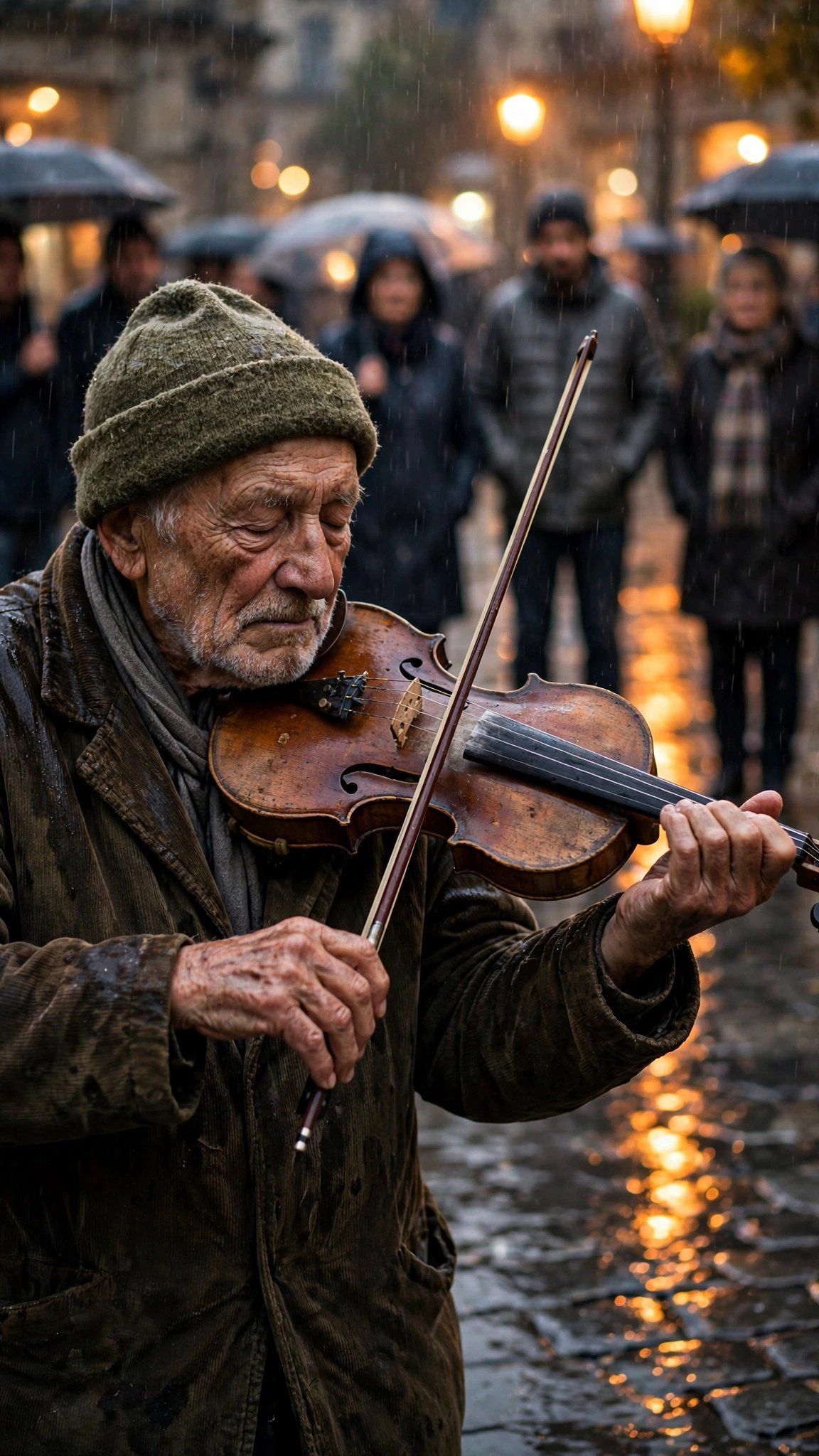 Busker’s Silent Crowd reference