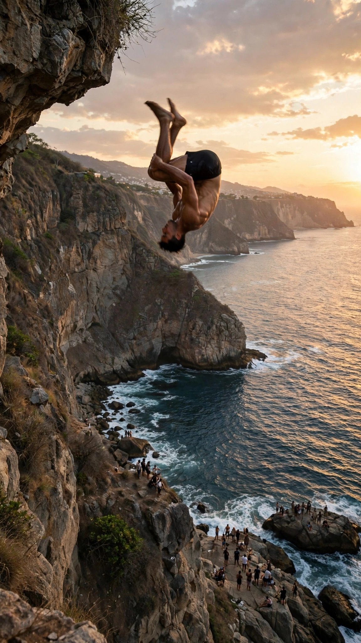 Cliff Dive Countdown reference